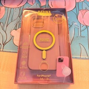 NIB Sarina MagSafe Compatible Silicone Phone Case Purple – iPhone 14 / 13